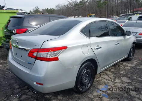 2014 Nissan Sentra Fe+ S/Fe+ Sv/S/Sl/Sr/Sv z USA, uszkodzony, nr VIN 3N1AB7AP5EY209480